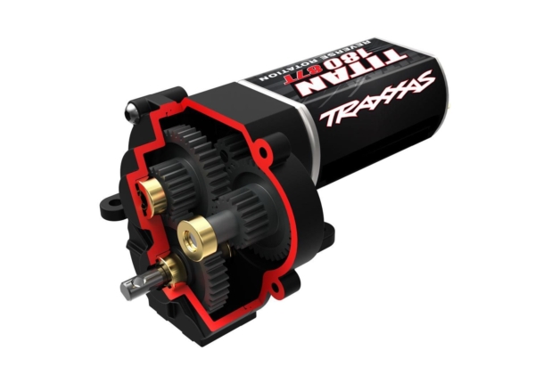 Traxxas - Transmission, complete (high range (trail) gearing) (TRX-9791)