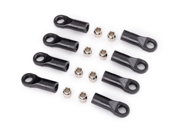 Traxxas - Rod ends, long (8)/ hollow balls, steel (8) (for 1/18 scale TRX-4M vehicle accessory suspension links) (TRX-9859)