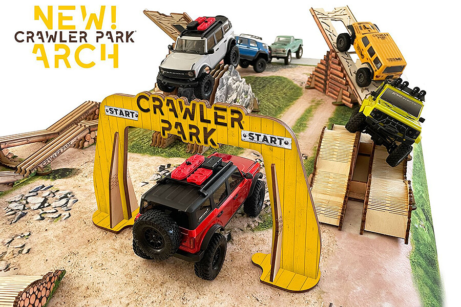 Crawler Park Start/Finish voor 1/24 Crawlers