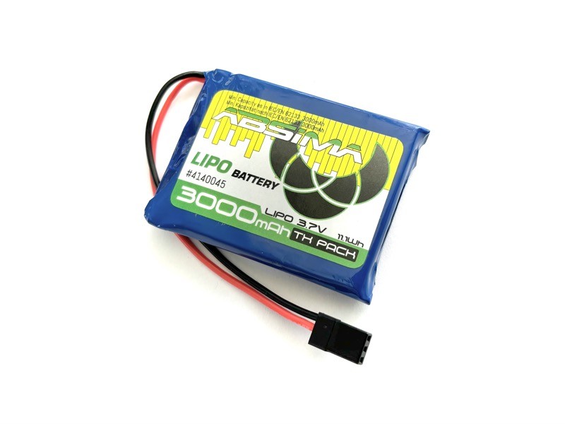Absima TX LiPo 1S 3,7V 3000mAh SC (JR/FUT) (CR9T)