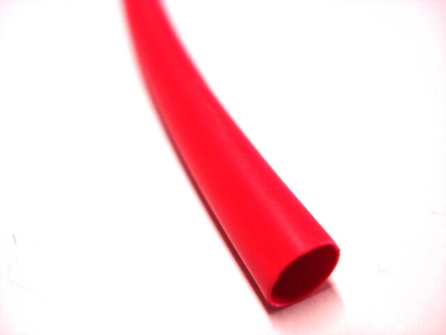 Krimpkous 3mm, Rood (1 meter)