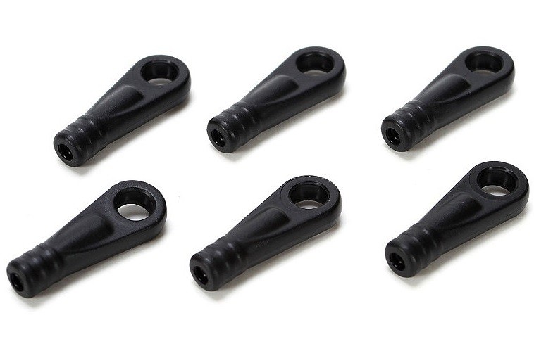 Front Captured Rod End 6mm (6) (VTR234006)