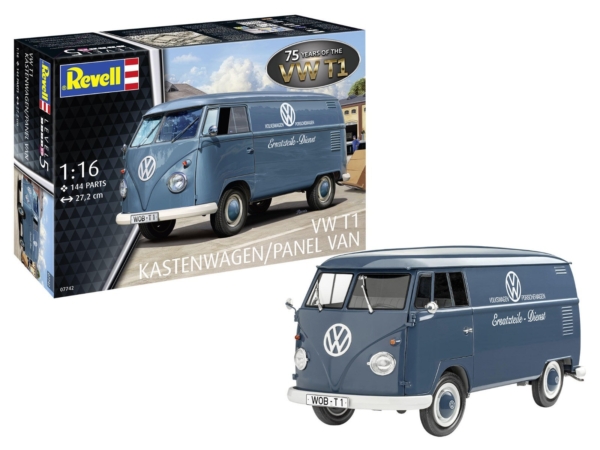 Revell 1/16 Volkswagen T1 Panel Van - 75 Years Of The VW T1 (07742)