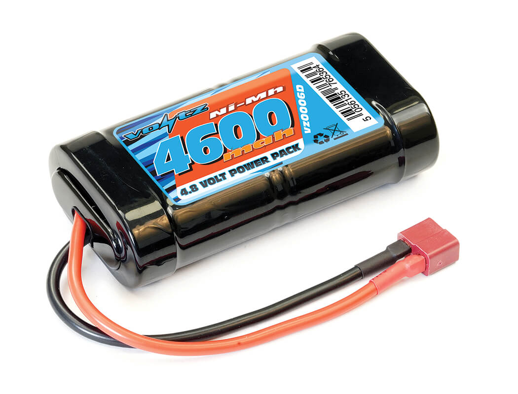 Voltz NiMH 4.8 volt 4600mah met Deans stekker