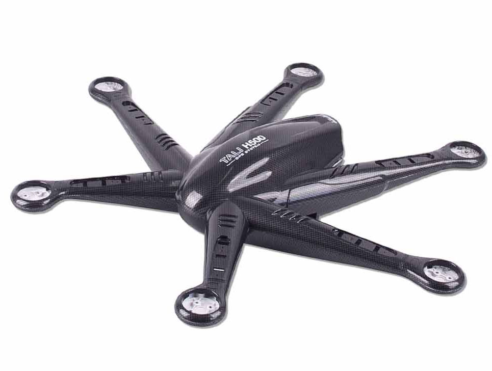 Walkera Tali H500 body set - zwart (WALH500-Z-02BK)