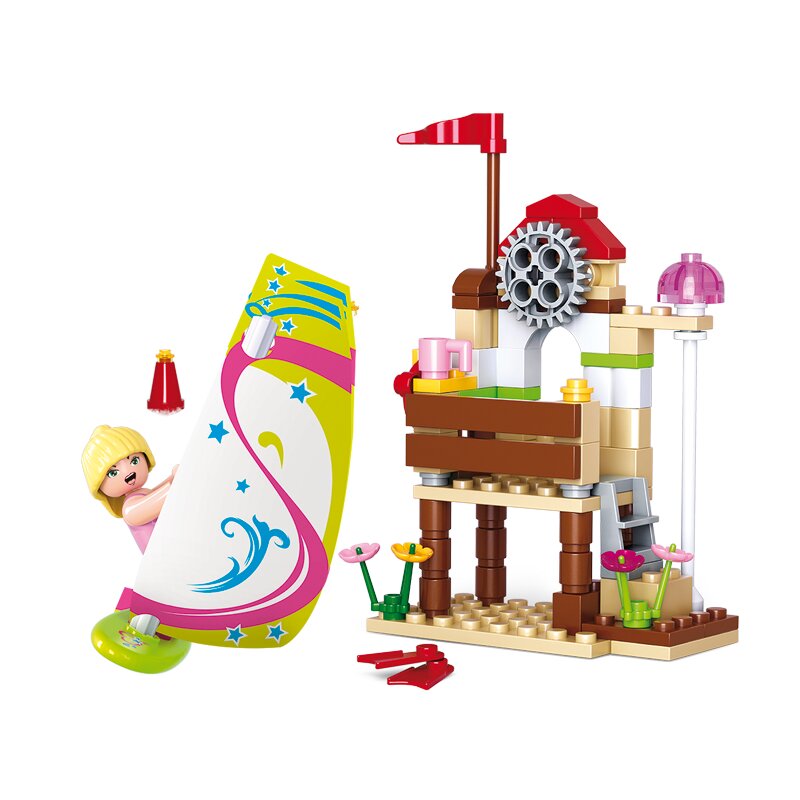 Sluban Windsurfer Paradies (Girl's Dream) bouwstenen set