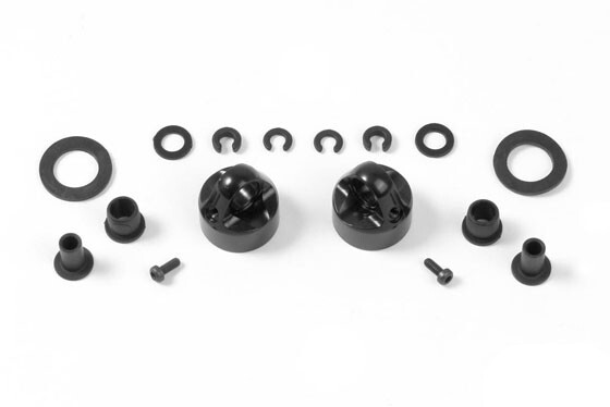 Alu Shock Cap-Nut With Vent Hole (2) (X368051)