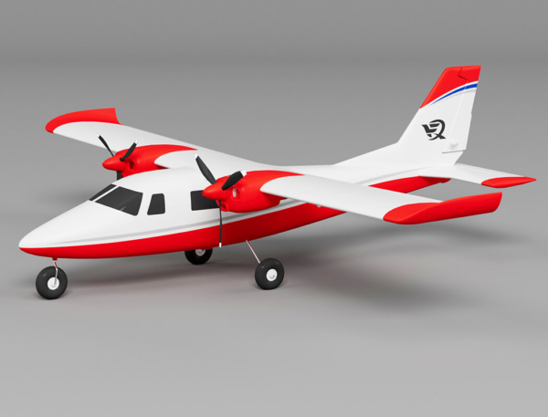 XFLY P68 Twin 850MM Wingspan ARTF - Rood