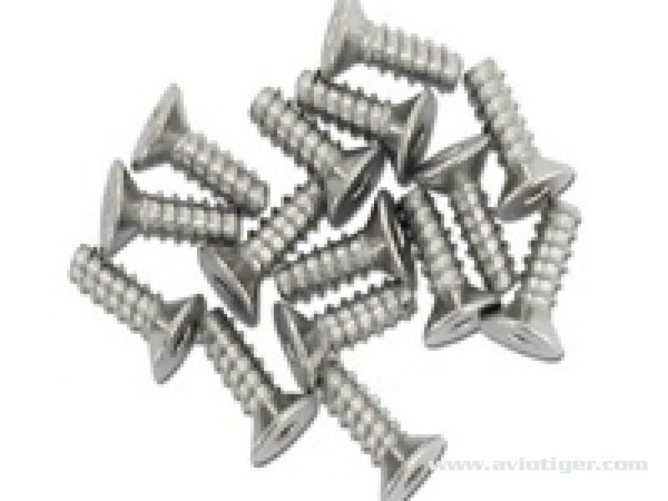 Titanium tp flat head screw m2.6 x 8mm (15pc)