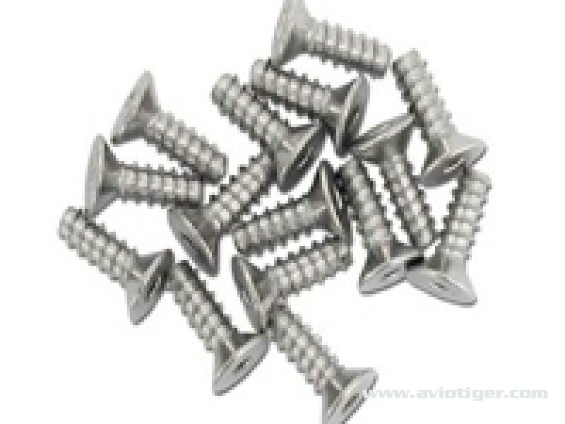 Titanium tp flat head screw m2.6 x 8mm (15pc)